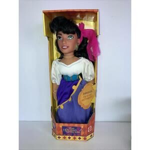 Vintage 1995 Disney's Hunchback of Notre Dame Esmeralda 16” Doll - 15281 NEW
